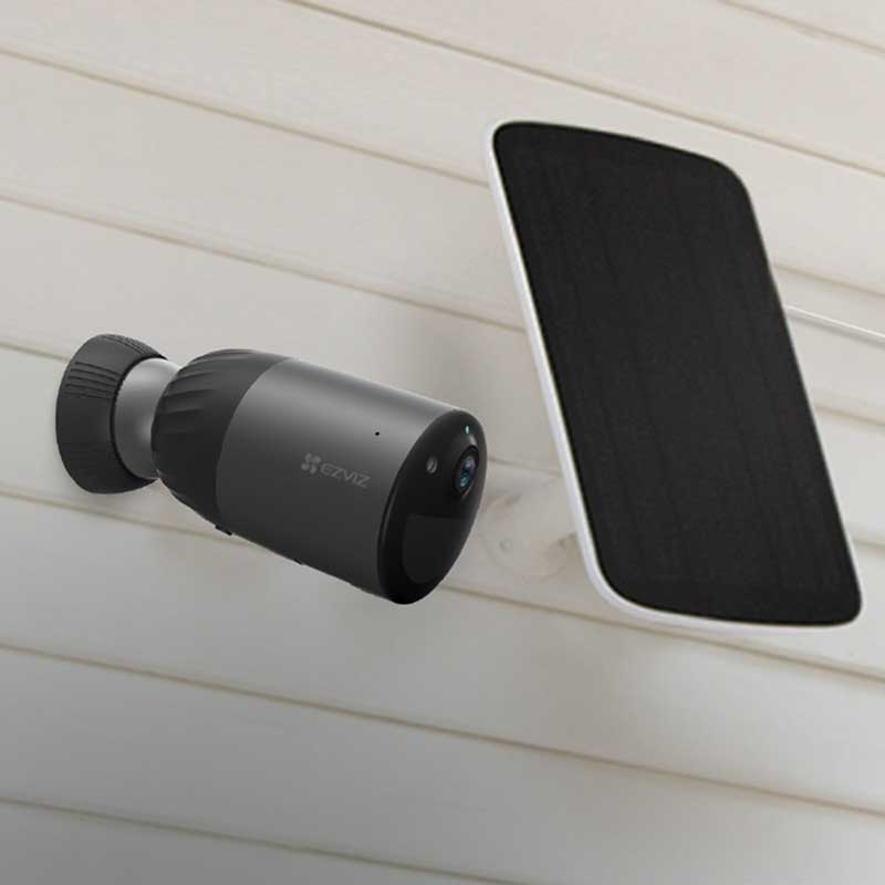 Caméra WIFI sur batterie EZVIZ BC1C 4K pro avec panneau solaire